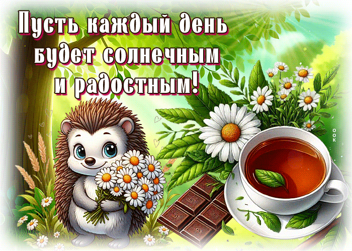 Picture ясная гиф-открытка, пусть каждый день будет солнечным