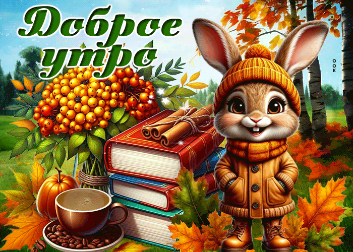 Postcard замечательнейшая гиф-открытка, доброе утро, мир