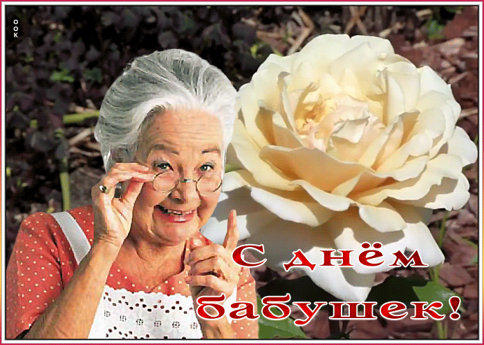 Открытка живая открытка с днем бабушек