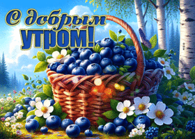 Picture аккуратная гиф-открытка, доброго летнего утра