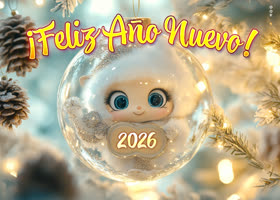 Postcard ano nuevo