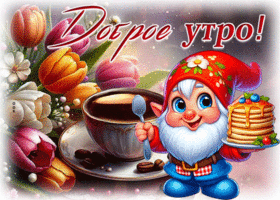 Picture бескрайняя гиф-открытка, доброе масленичное утро