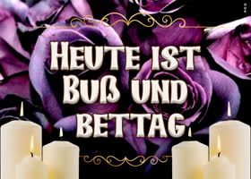 Postcard buß- und bettag