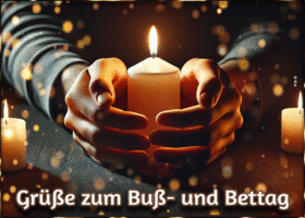 Postcard buß- und bettag