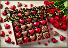Postcard chocolate day