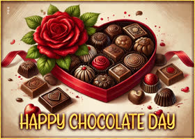 Postcard chocolate day