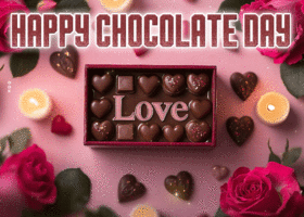 Postcard chocolate day