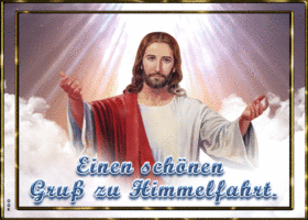 Postcard christi himmelfahrt