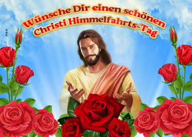 Postcard christi himmelfahrt