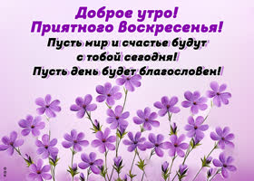 Postcard чудесная открытка с приятным воскресным утром