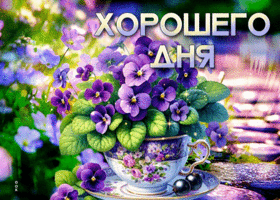 Postcard добрая гиф-открытка, хорошего денечка