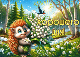 Postcard добросердечная гиф-открытка, яркого дня как солнце