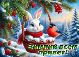 Picture душевная открытка, с тёплым приветствием