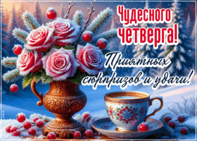 Picture душевная открытка, успешного четверга