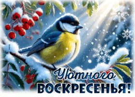 Picture душевная открытка, уютного воскресенья!