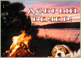 Открытка душевная картинка добрый вечер