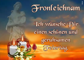 Postcard fronleichnam