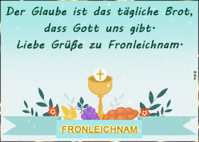 Postcard fronleichnam