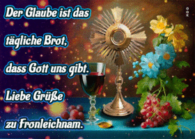 Postcard fronleichnam