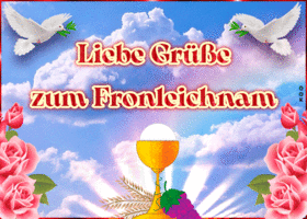 Postcard fronleichnam