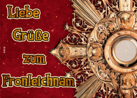 Postcard fronleichnam