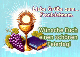 Postcard fronleichnam