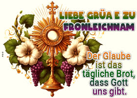 Postcard fronleichnam