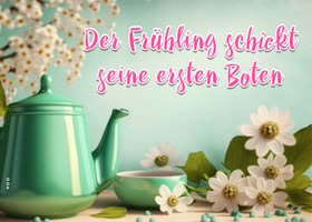 Postcard frühlingsanfang