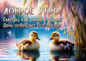 Picture гениальная гиф-открытка, доброе утро, счастья тебе