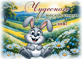 Postcard грандиознейшая гиф-открытка, чудесного воскресного дня