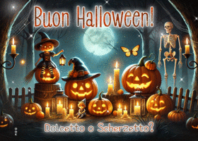 Postcard halloween