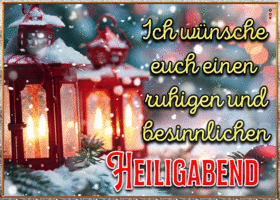 Postcard heiligabend