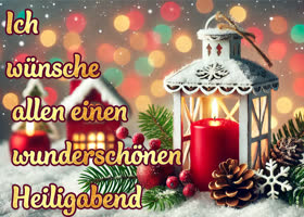 Postcard heiligabend