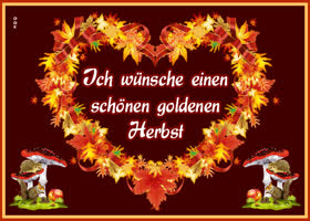 Postcard herbstanfang