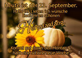 Postcard herbstanfang