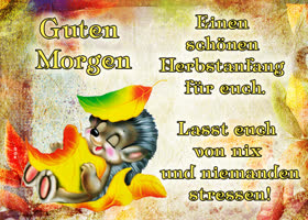 Postcard herbstanfang