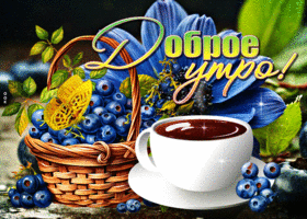 Picture искренняя гиф-открытка, прекрасного утра