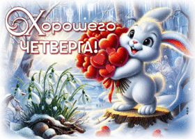 Picture изобильная гиф-открытка, хорошего четверга тебе