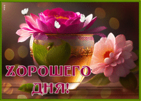 Postcard изумительная открытка хорошего дня с цветами