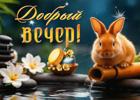 Postcard изысканная гиф-открытка, укрась вечер приятными моментами