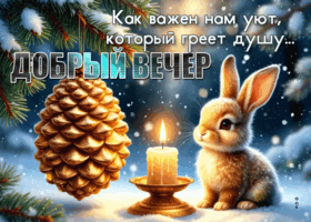 Postcard как важен нам уют, который греет душу