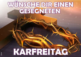 Postcard karfreitag
