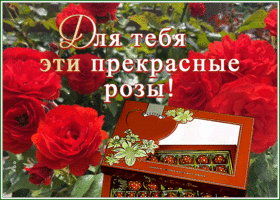 Postcard с цветами