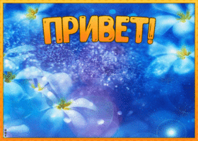 Открытка картинка гиф с приветом