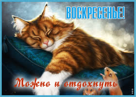 Открытка картинка прекрасного воскресенья