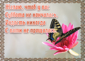 Картинка картинка с субботой со стихами