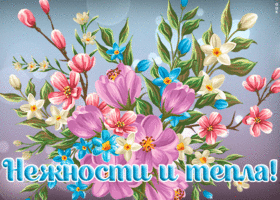 Открытка картинка с цветами для тебя