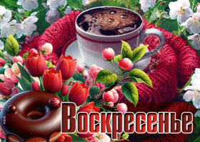 Picture красивая гиф-открытка, с весенним днем воскресенья