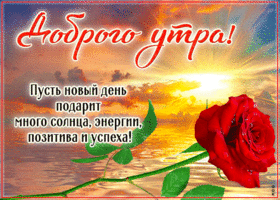 Picture лучезарная гиф-открытка, пусть новый день подарит много солнца