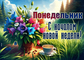Picture любимейшая гиф-открытка, с понедельником, с началом новой недели